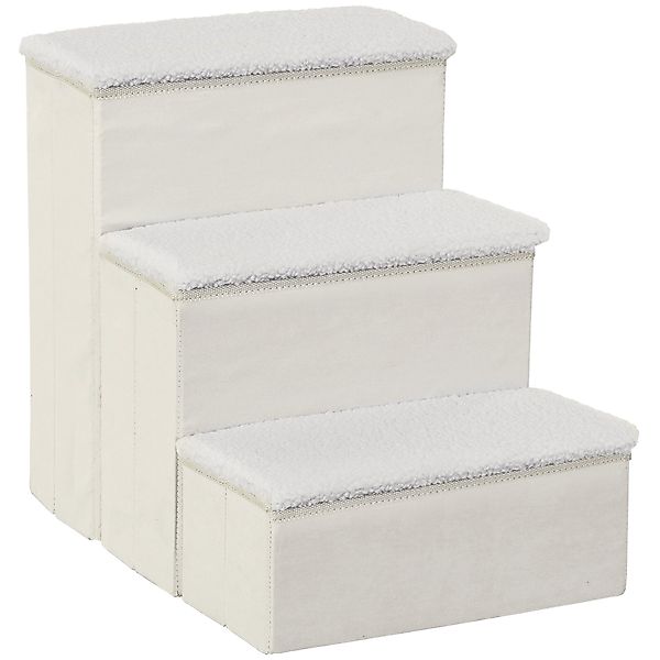 PawHut Haustiertreppe 3 Stufen Katzentreppe Hundetreppe günstig online kaufen
