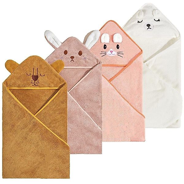 ZEUOPQ Kapuzenhandtuch Kapuzenhandtuch 4er Set,Kinde Badetuch günstig online kaufen