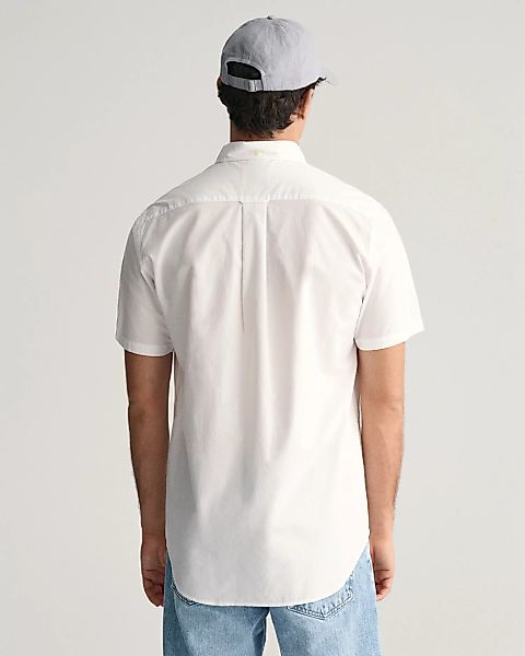 Gant Kurzarmhemd Regular Fit Popeline Hemd leicht strapazierfähig pflegelei günstig online kaufen