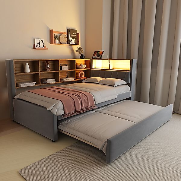 Furnishings Home Ausziehbett Polsterbett Daybett Tagesbett, günstig online kaufen