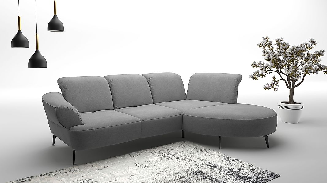 sit&more Ecksofa »Dance, L-Form, inkl. Sitztiefenverstellung«, inkl. Click& günstig online kaufen