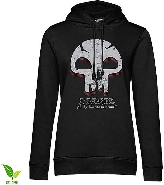 Magic the Gathering Kapuzenpullover Black Mana Skull Girls Hoodie günstig online kaufen
