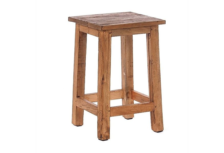 DESIGN DELIGHTS Hocker Sitzhocker MADERO, 48x30cm(HxB) Altholz Holzhocker, günstig online kaufen