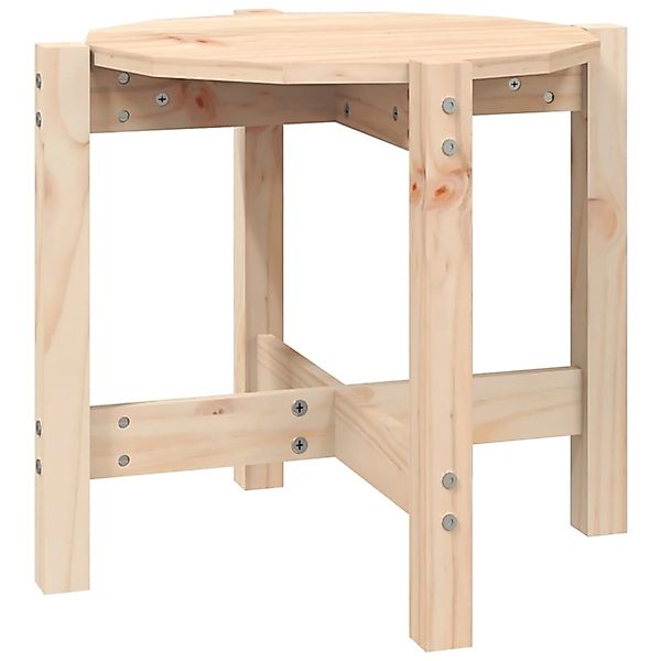 vidaXL Couchtisch Ø 52,5x45 cm Massivholz Kiefer 822307 günstig online kaufen