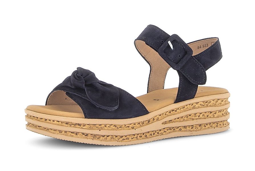 Gabor Keilsandalette, Sommerschuh, Riemchensandale mit praktischen Klettver günstig online kaufen