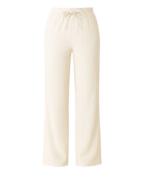 fashionshowcase Palazzohose Damen Sommerhose Crinkle Marlene-Hose günstig online kaufen