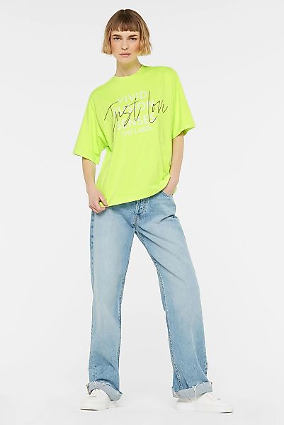 SENSES.THE LABEL Rundhalsshirt aus Baumwolle günstig online kaufen