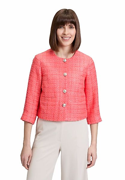 Betty Barclay Jackenblazer "Betty Barclay Blazer-Jacke mit Fransen", Materi günstig online kaufen