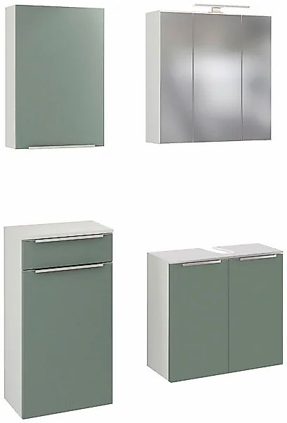 welltime Badmöbel-Set »Matera«, (4 St.), mit Softclose-Funktion günstig online kaufen