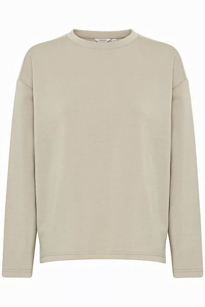 b.young Longpullover Pullover Regular Fit Rundhals Langarm 7861 in Sand günstig online kaufen