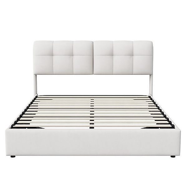 Furnishings Home Polsterbett Stauraumbett Doppelbett inkl. LED + Bettkasten günstig online kaufen