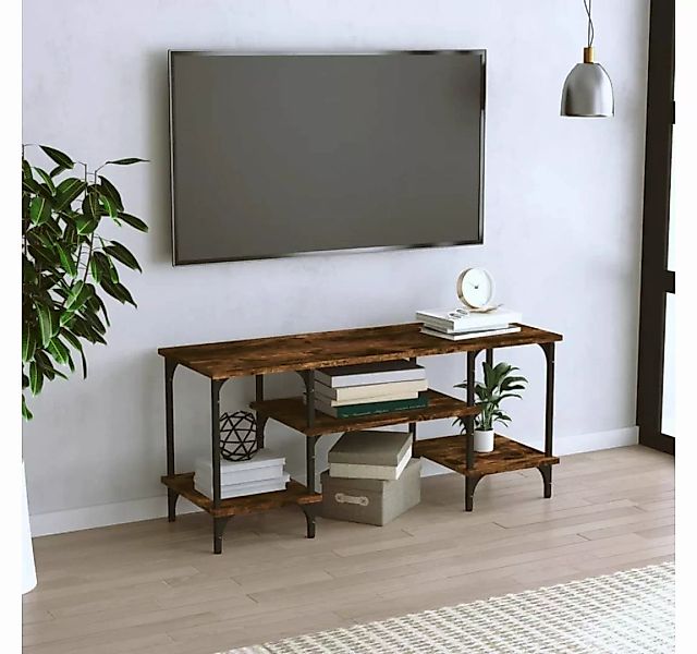 furnicato TV-Schrank Räuchereiche 102x35x45,5 cm Holzwerkstoff günstig online kaufen