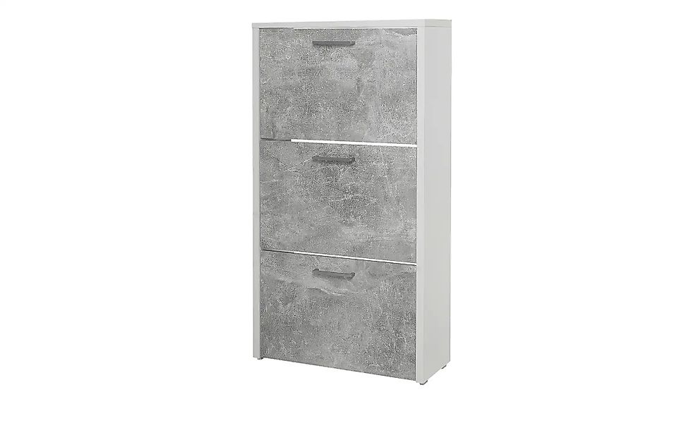 Schuhschrank  Anfo ¦ grau ¦ Maße (cm): B: 61 H: 115 T: 25.0 Garderoben & Kl günstig online kaufen