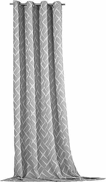 Weckbrodt Vorhang »Jasper«, (1 St.), Jacquard, Ösen, toller 3D-Effekt, blic günstig online kaufen