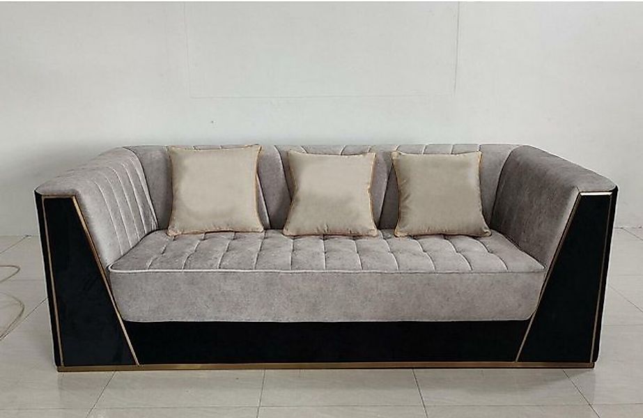 JVmoebel Sofa 3 Sitzer Sofas Textil Couchen big Polster Möbel Dreisitzer Be günstig online kaufen