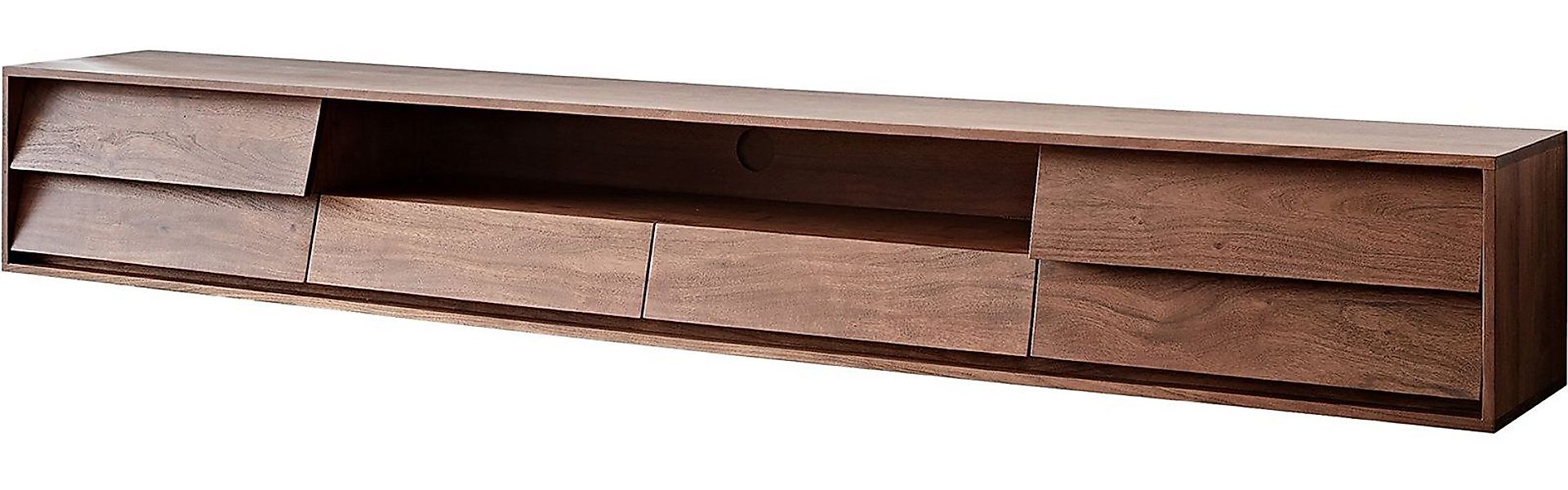 DELIFE Lowboard Eloi, Akazie Braun 240x35 günstig online kaufen