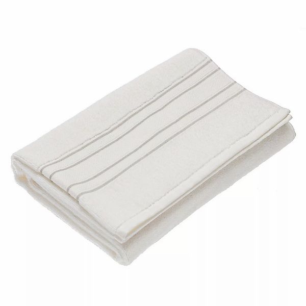 Badetuch Gunnar 70x140cm creamy white grey, 70 x 140 cm günstig online kaufen