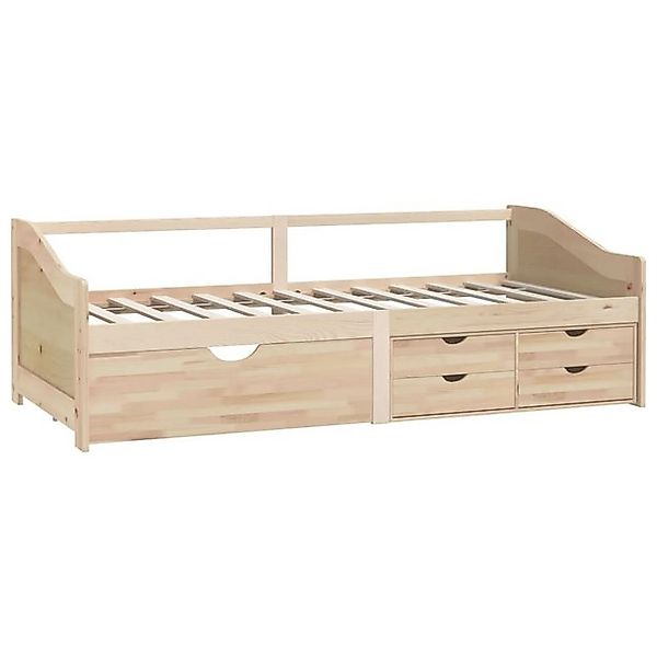 vidaXL Bett Tagesbett 3-Sitzer mit Schubladen Massivholz Kiefer 90x200 cm günstig online kaufen
