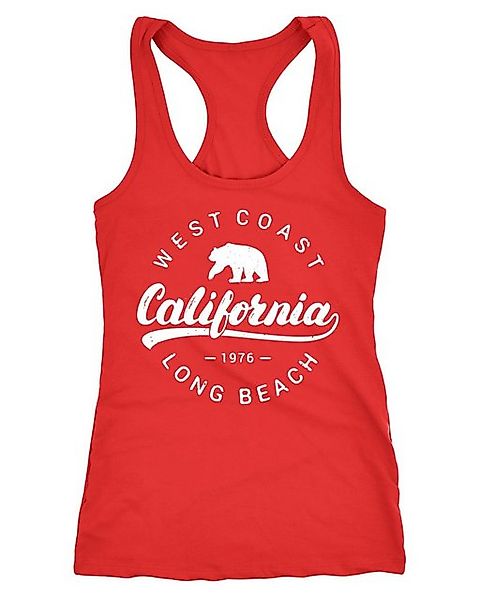 Neverless Tanktop Damen Tank-Top California Republic Racerback Neverless® günstig online kaufen