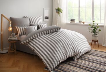 andas Wendebettwäsche »Greta« 2 Stk. tlg. Bettwäsche mit Streifen in versch günstig online kaufen