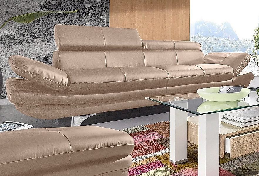 COTTA 3-Sitzer "Enterprise", Big-Sofa, mit Armteilverstellung & Kopfteilver günstig online kaufen
