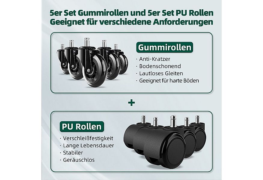 Adormii Bürostuhl Bürostuhl mit klappbaren Armlehnen,Ergonomischer Bürostuh günstig online kaufen