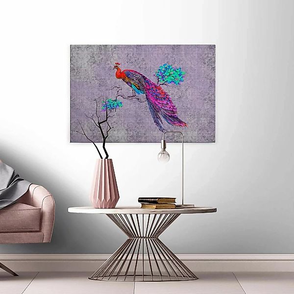 A.S. Création Leinwandbild "peacock 3", Kunst-Tiere-Kinder, (1 St.), Keilra günstig online kaufen