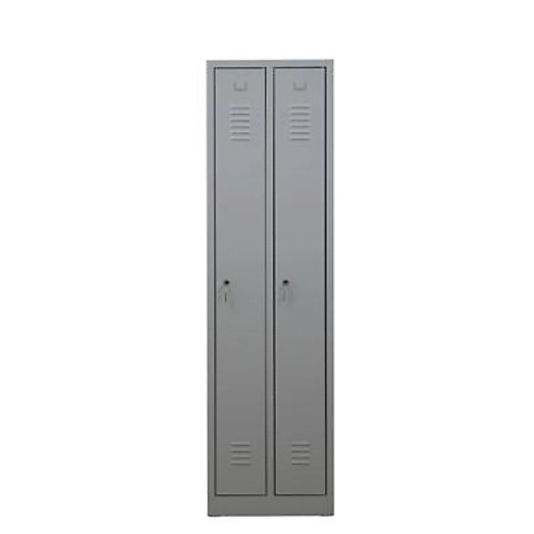 PROREGAL Garderobenspind Camel 2-Fächer HxBxT 180 x 50 x 50 cm Zylinderschl günstig online kaufen