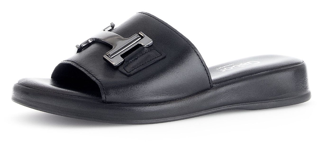 Gabor RHODOS Pantolette, Sommerschuh, Schlupfschuh Komfortschuh günstig online kaufen