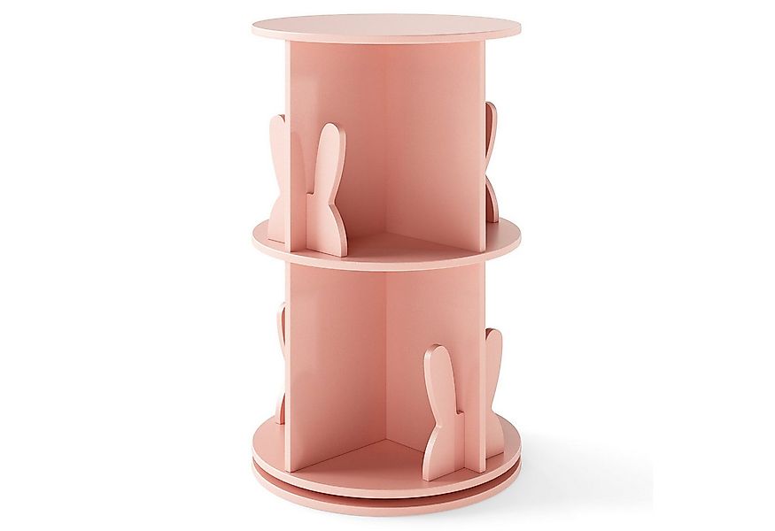 KOMFOTTEU Bücherregal, 360° drehrbares Kinderregal, Kinderbücherregal günstig online kaufen