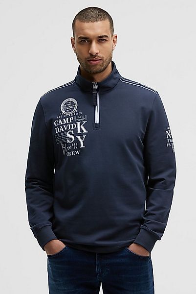 CAMP DAVID Sweater mit Kontrastnähten günstig online kaufen
