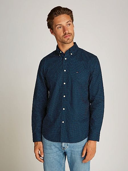 Tommy Hilfiger Businesshemd FLEX POPLIN POLKA günstig online kaufen