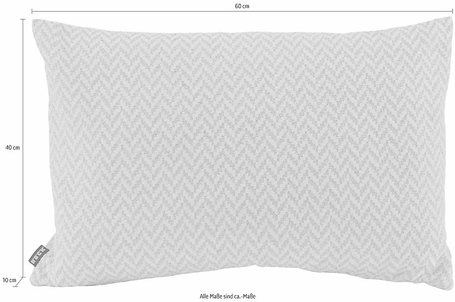 H.O.C.K. Dekokissen "Zircono" mit Ethnomuster, Kissenhülle mit Füllung, 1 S günstig online kaufen