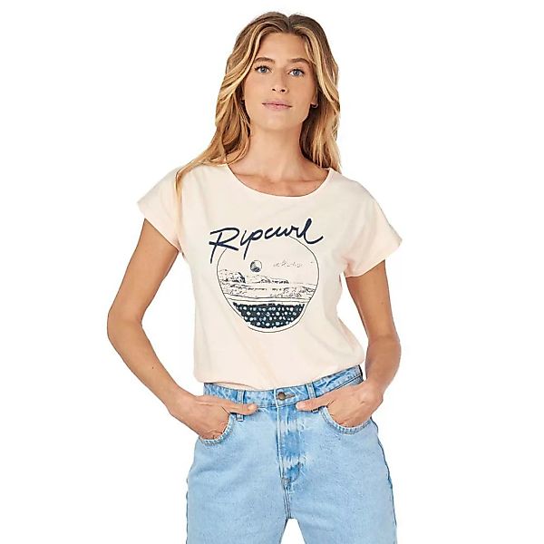 Rip Curl Organic Drift Kurzärmeliges T-shirt 2XS Beige günstig online kaufen