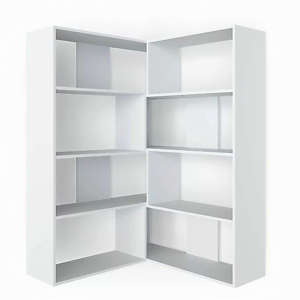 Vicco Eckregal Laine, Weiß, 170 x günstig online kaufen
