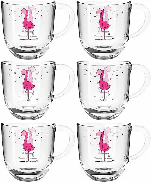 LEONARDO Gläser-Set »BAMBINI Flamingo 6er-Set«, (Set, 6 tlg.), 280 ml günstig online kaufen