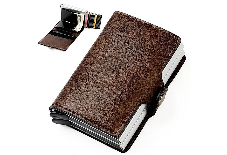 MODFU Kartenetui Portemonnaie Geldbeutel Geldbörse RFID Kreditkartenetui (H günstig online kaufen