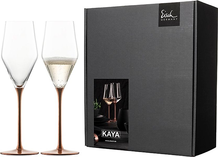 Eisch Germany Champagnerglas »KAYA, Made in Germany, 260 ml«, (Set, 2 tlg., günstig online kaufen
