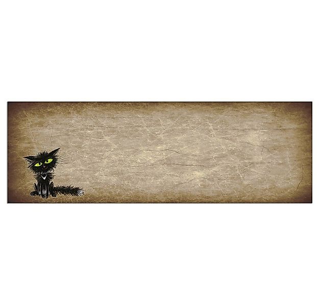 matches21 HOME & HOBBY Läufer Küchenläufer witzige Katze rutschfester Flur günstig online kaufen