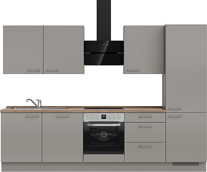 nobilia® Küchenzeile "Laser II", vormontiert, Ausrichtung günstig online kaufen
