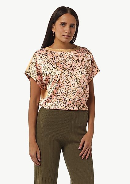 comma Kurzarmshirt T-Shirt (1-tlg) günstig online kaufen