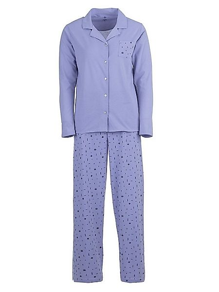 zeitlos Schlafanzug Pyjama Set Langarm - Auge günstig online kaufen