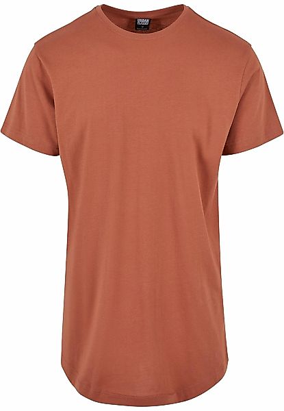 URBAN CLASSICS Kurzarmshirt "Urban Classics Herren Shaped Long Tee" günstig online kaufen