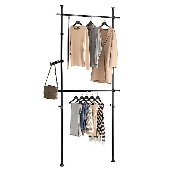 SoBuy Kleiderständer FRG109, deckenhoch, 3-stufige, höhen- günstig online kaufen