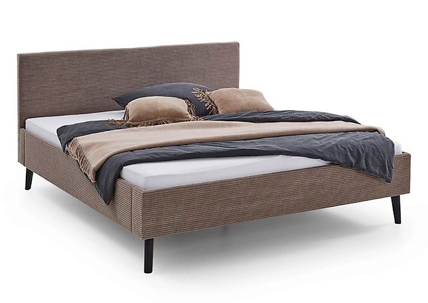 Aileenstore Polsterbett Viola, Doppelbett 180x200 cm, Ehebett, Cordstoff Po günstig online kaufen