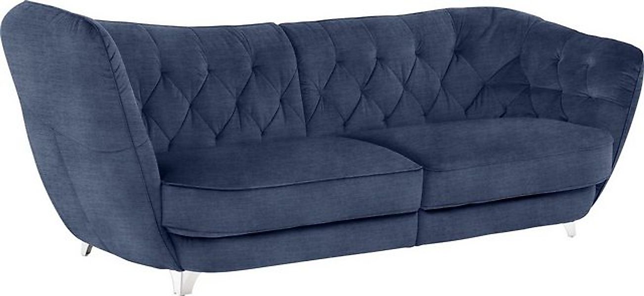 Leonique Big-Sofa Retro, stylischer Hochlehner günstig online kaufen