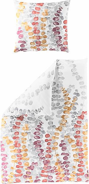 BIERBAUM Bettwäsche "3975" 2 Stk. tlg. Mako-Satin, 100 % Baumwolle, pflegel günstig online kaufen