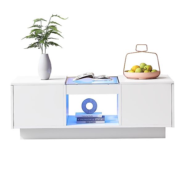 OKWISH Couchtisch Couchtisch mit Glastischplatte und günstig online kaufen