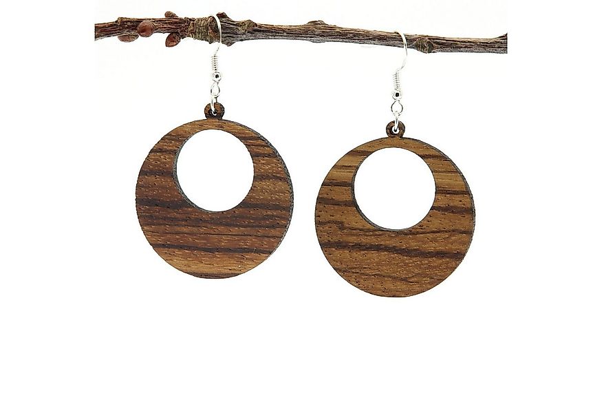 NaturSchatulle Paar Ohrhänger NaturZauber Moni (Kreisförmige Ohrhänger, Hol günstig online kaufen