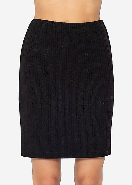 SASSYCLASSY A-Linien-Rock Gerippter Minirock Damen mit günstig online kaufen